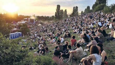 Party im Mauerpark.