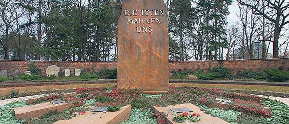 Die "Gedenkstätte der Sozialisten" in Friedrichsfelde.