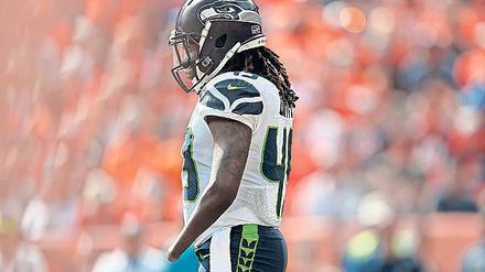 Nationale Berühmtheit. Shaqueem Griffin von den Seattle Seahawks. 