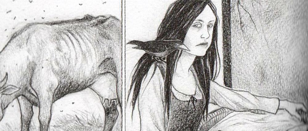 Stille als Hilfsmittel der Personencharakterisierung: Eine Seite aus „Kramer“. 