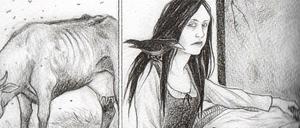 Stille als Hilfsmittel der Personencharakterisierung: Eine Seite aus „Kramer“.