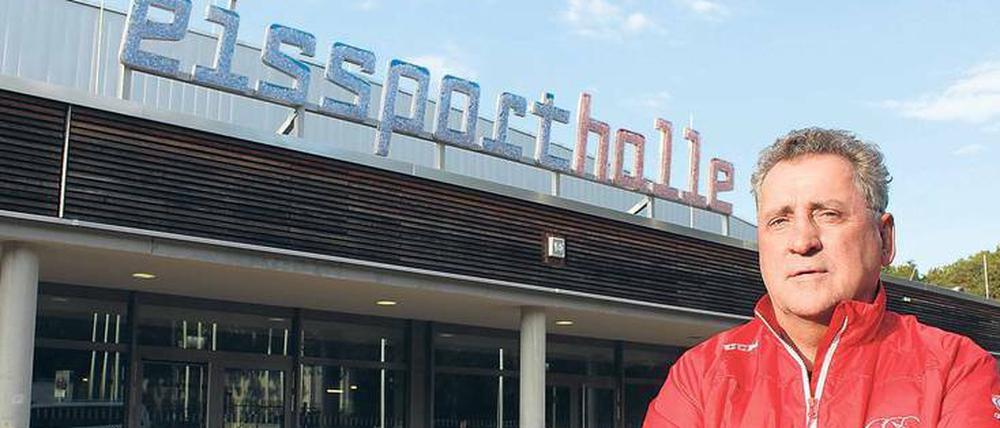 Kleine Halle, große Pläne. Mit Uli Egen als Trainer wollen die Preussen wieder nach oben.