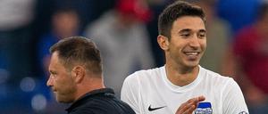 Marko Grujic, 22, ist im Sommer vom FC Liverpool leihweise zu Hertha BSC gewechselt. Bisher kam er zweimal für die Berliner in der Bundesliga zum Einsatz. 