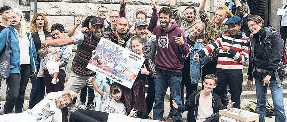Die Breakdance-Gruppe der „Knochenbrecher Crew“ aus Reinickendorf. 