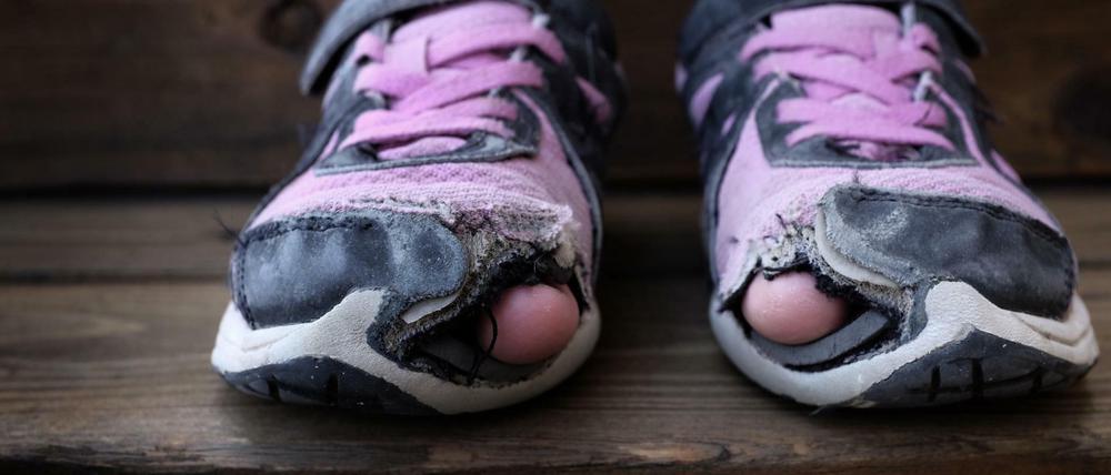 So mancher Sneaker leidet an Altersschwäche.