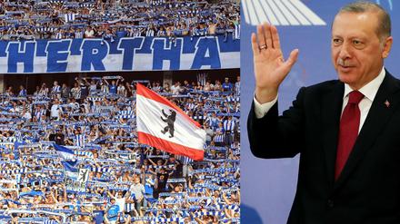 Ob Hertha am 28. September sein Heimspiel gegen Bayern abhalten kann, hängt auch von Türkei-Präsident Erdogan ab.