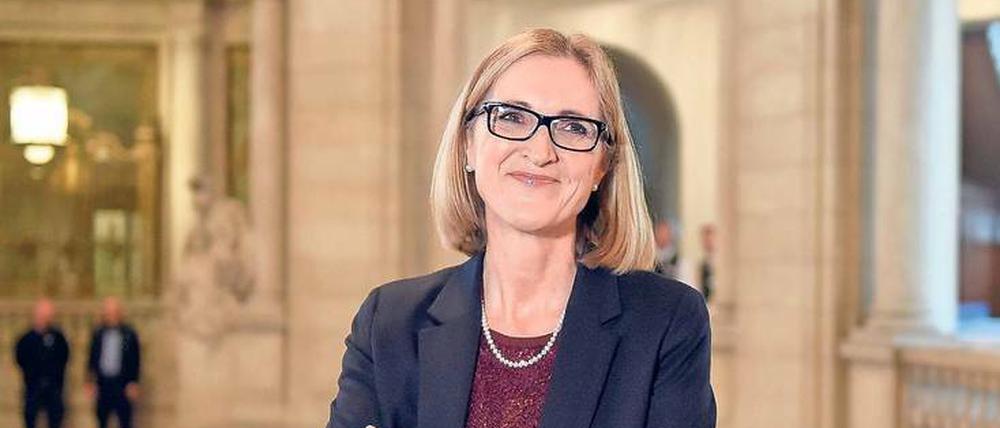 Bei der Amtseinführung als Generalstaatsanwältin am 23. März blickte Margarete Koppers glücklich in die Kamera.