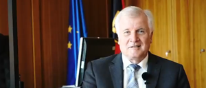 Nun auch bei Twitter: Horst Seehofer auf einem Video des Innenministeriums