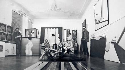 Ganz am Anfang. Die Ausstellungsräume der Galerie Poll 1968 in der Charlottenburger Niebuhrstraße.
