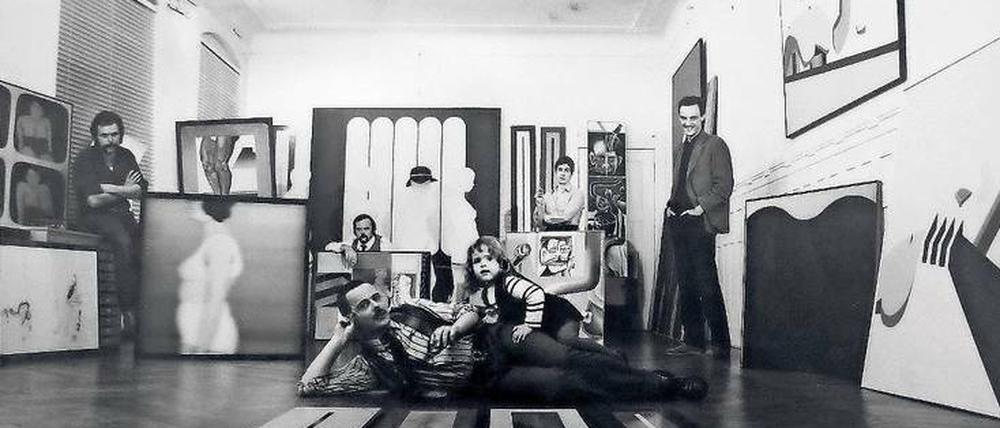 Ganz am Anfang. Die Ausstellungsräume der Galerie Poll 1968 in der Charlottenburger Niebuhrstraße.