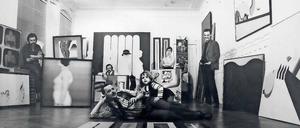 Ganz am Anfang. Die Ausstellungsräume der Galerie Poll 1968 in der Charlottenburger Niebuhrstraße.