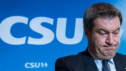Das wird eng. Bayerns Ministerpräsident und CSU-Spitzenkandidat Markus Söder.