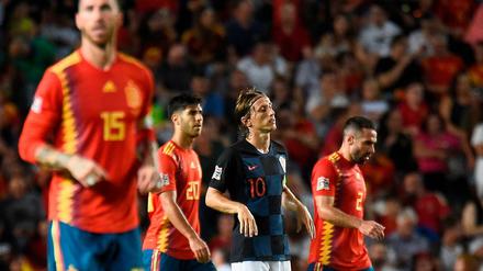 Schwarzer Dienstag. Bei Luka Modric und seinen Kroaten lief gar nichts zusammen.