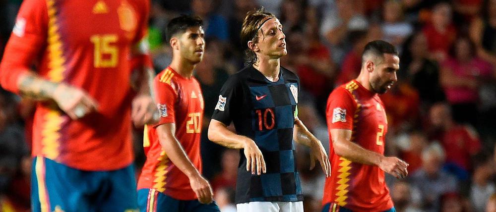 Schwarzer Dienstag. Bei Luka Modric und seinen Kroaten lief gar nichts zusammen.