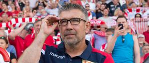 Genau hingeschaut. Urs Fischer sieht Duisburg als gefährlichen Gegner. 
