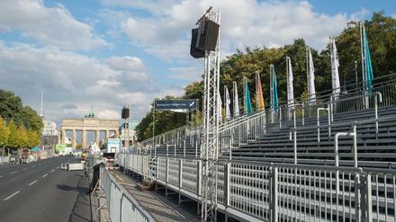 Vor dem Brandenburger Tor werden Zuschauer die Läufer anfeuern.