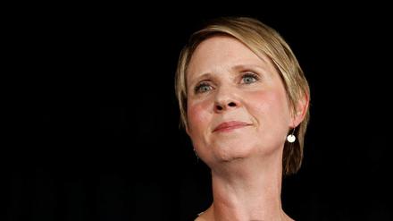 Cynthia Nixon nach ihrer Niederlage bei der New Yorker Vorwahl 