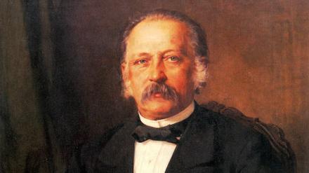 Theodor Fontane, 1883 (Gemälde von Carl Breitbach).