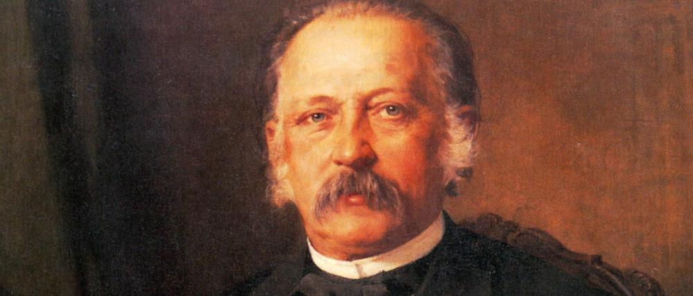Theodor Fontane, 1883 (Gemälde von Carl Breitbach).