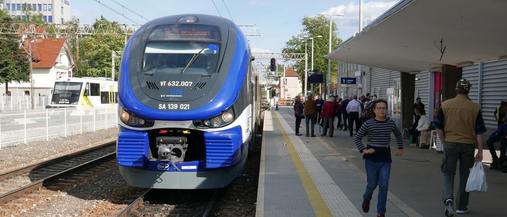 2019 fuhr ein Sonderzug der NEB von Berlin nach Grünberg