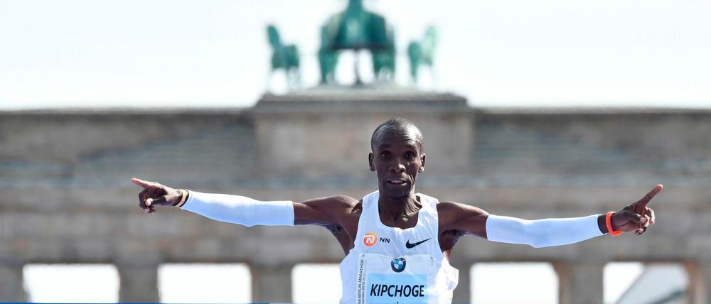 Eliud Kipchoge pulverisierte den alten Weltrekord.