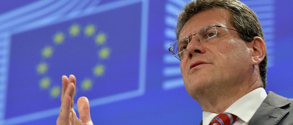 Möchte gern Kommissionspräsident werden: der 52-jährige Slowake Maros Sefcovic.