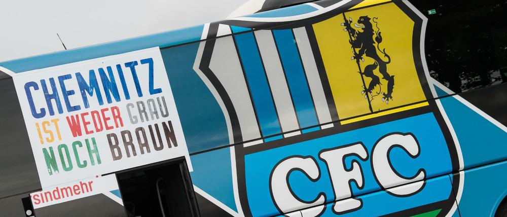 Klare Botschaft des Chemnitzer FC.