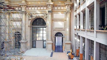 Schon schön. Auf der Schloss-Baustelle geht es voran.