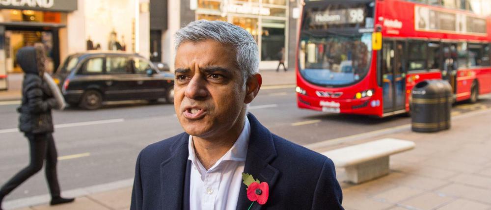 Londons Bürgermeister Sadiq Khan.
