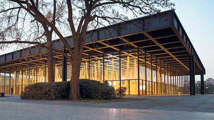 Prachtbau. Die Neue Nationalgalerie von Mies van der Rohe.