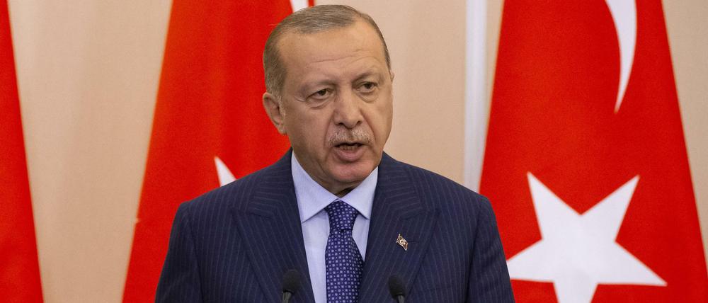 Präsident Erdogan wird zwar bei der Moschee-Eröffnung in Köln sprechen, eine große Rede wird es beim Deutschlandbesuch aber nicht geben.