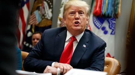 Harte Linie gegen China: US-Präsident Donald Trump