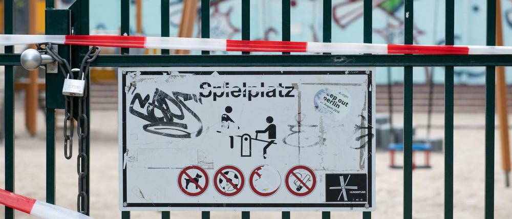 Der Spielplatz am Arnimplatz war nach einem Reißzwecken-Fund gesperrt. 