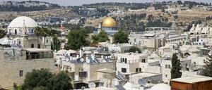 Blick über die Altstadt von Jerusalem.