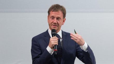 Michael Kretschmer (CDU), Sachsens Ministerpräsident, sagt: "Die Zahl der Duldungen ist viel zu hoch“