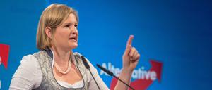 Katrin Ebner-Steiner beim politischen Aschermittwoch der AfD.
