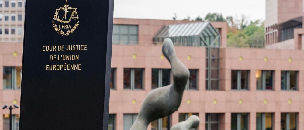 Das Gelände vom Gerichtshof der Europäischen Union (EuGH) in Luxemburg.