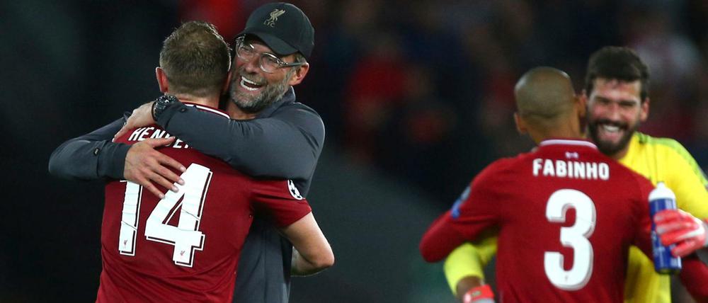 Gute Bilanz. Es bleibt dabei, Jürgen Klopp (Mitte) hat erst ein Spiel gegen Thomas Tuchel verloren.