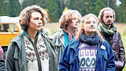 Die „Körndlfresser“. Anna Maria Sturm (l.) als örtliche WAA-Aktivistin.