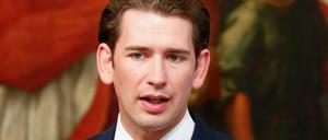 Österreichs Kanzler Sebastian Kurz (ÖVP) am Dienstag in Rom.