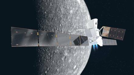 In etwa sieben Jahren soll die Esa-Raumsonde "BepiColombo", die am 20. Oktober 2018 vom Weltraumbahnhof Kourou in Französisch-Guyana starten wird, den sonnennächsten Planeten Merkur erreichen.