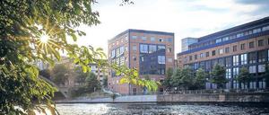 Campus der IPU an der Spree in Berlin-Moabit.