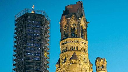 Mit dabei. Die Kaiser-Wilhelm-Gedächtniskirche am Breitscheidplatz.