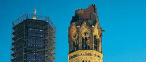 Mit dabei. Die Kaiser-Wilhelm-Gedächtniskirche am Breitscheidplatz. 