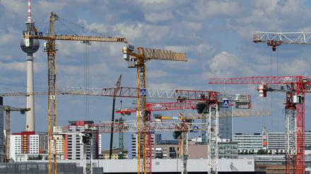 Baustelle Berlin. Die Stadt wächst, Wohnraum wird dringend benötigt.