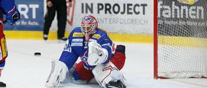 Kevin Poulin bei seinem Ex-Verein EHC Kloten.