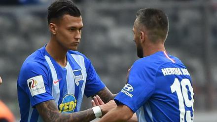 Wachablösung. Davie Selke (l.) könnte in Bremen zur ersten Elf gehören.