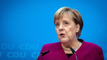 Bundeskanzlerin Angela Merkel (CDU). 