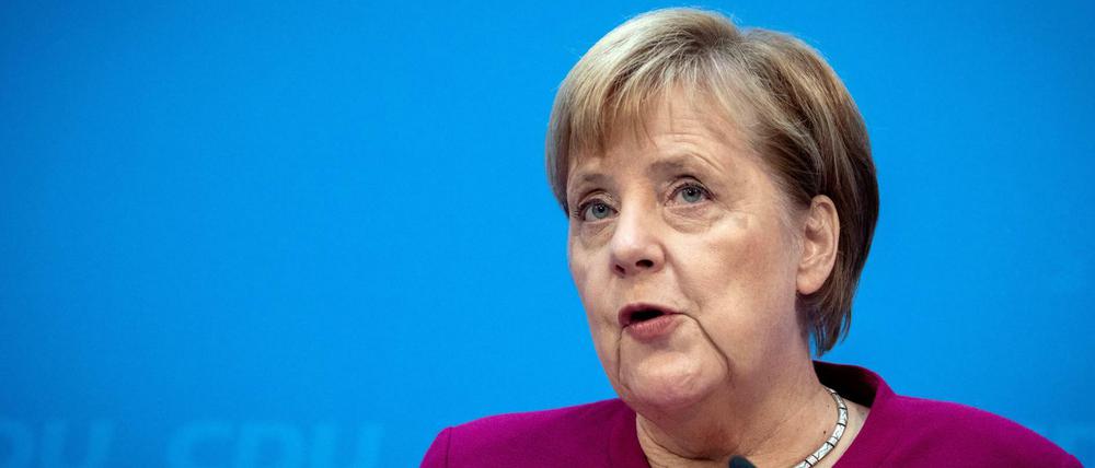 Bundeskanzlerin Angela Merkel (CDU). 