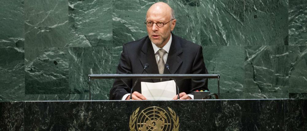 Harald Braun, Ständiger Vertreter Deutschlands bei den Vereinten Nationen.